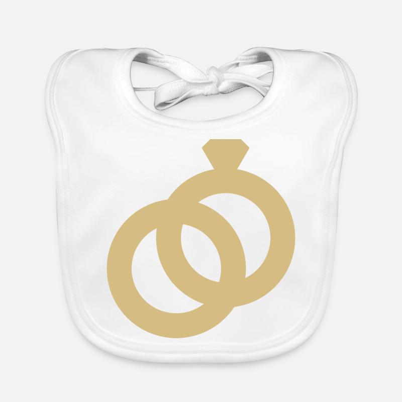 Wedding Ring Symbol Rings Wedding Ring Shirt Gift Organic Baby Bibs