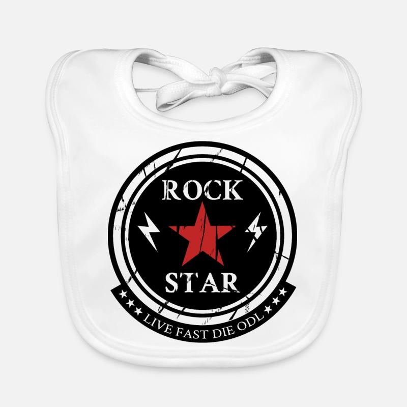 ROCK STAR Bavoir bio Bébé