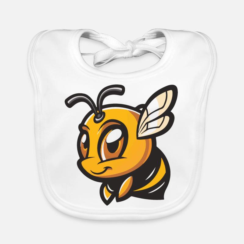 Biene Comic Baby Bio-Lätzchen