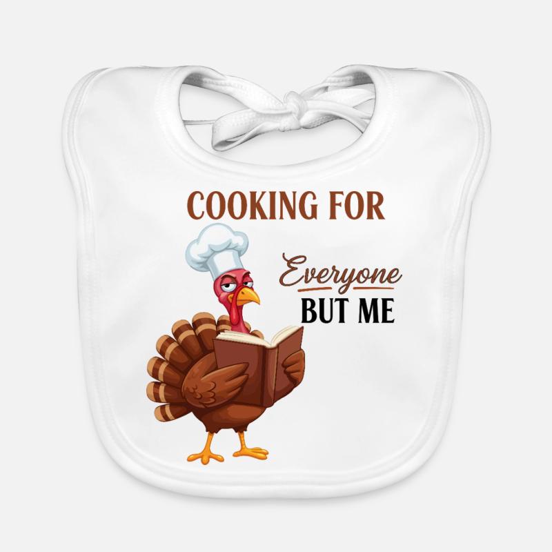 Cuisson de la dinde Bavoir bio Bébé