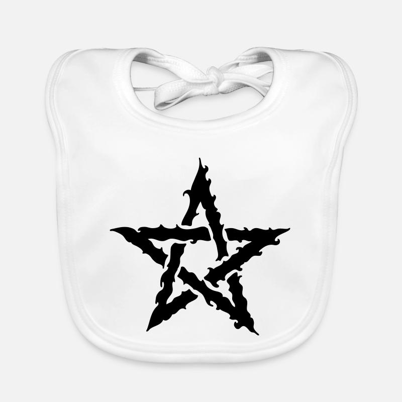 Pentagramm Baby Bio-Lätzchen