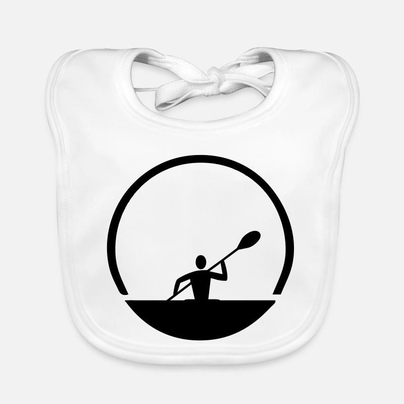 Emblème de canoë Bavoir bio Bébé