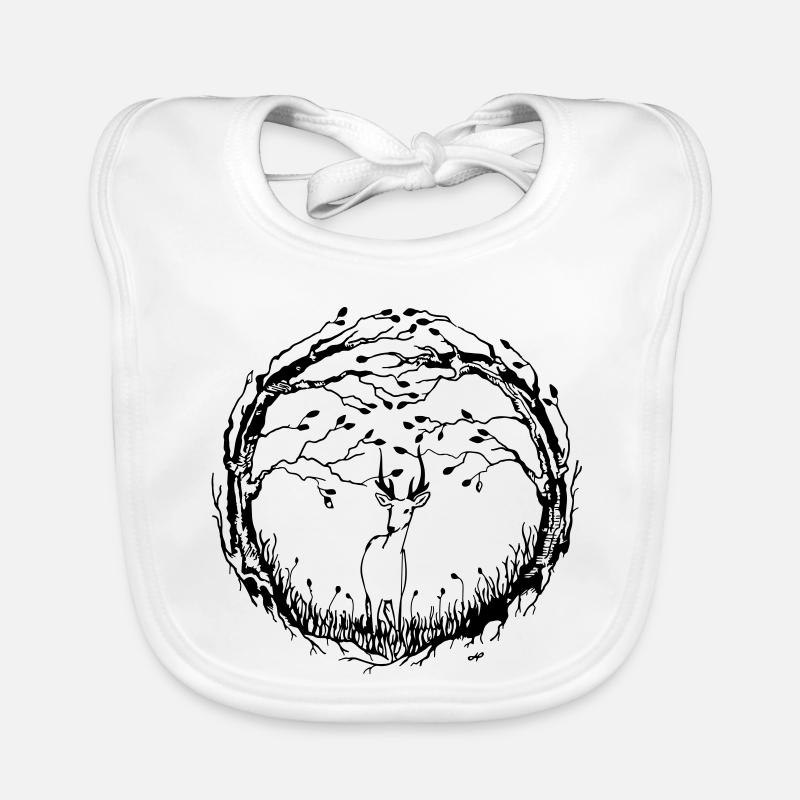 The forest Organic Baby Bibs