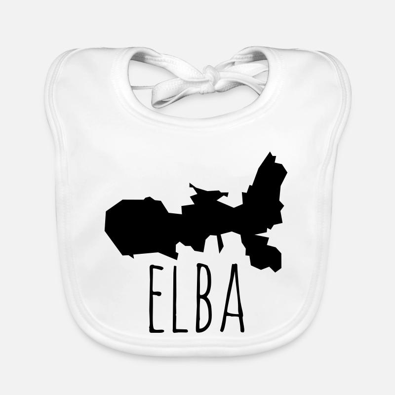 Elba - Baby Bio-Lätzchen - Weiß