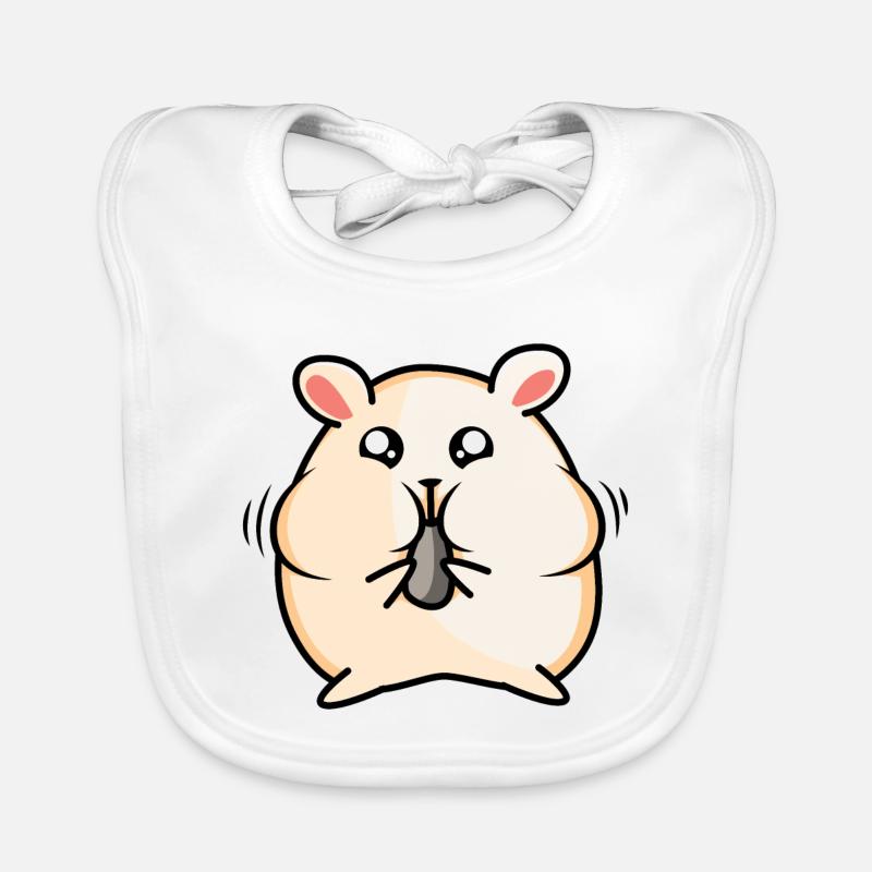 Conception de hamster Bavoir bio Bébé
