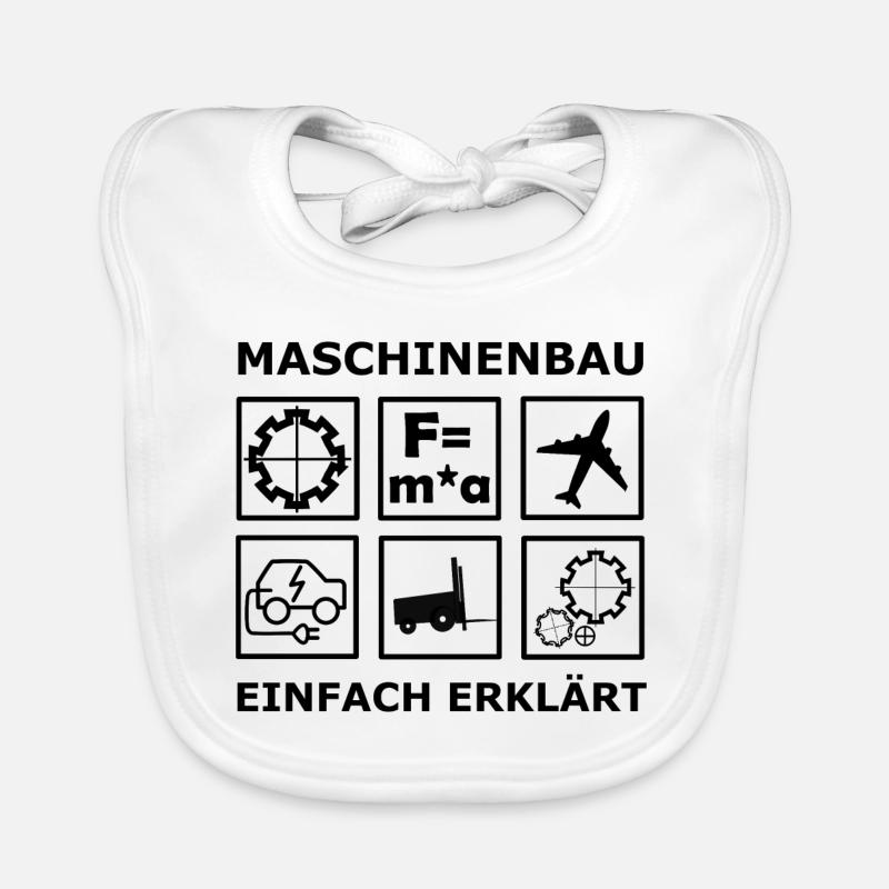 Mechanical Engineering Engineers Organic Baby Bibs