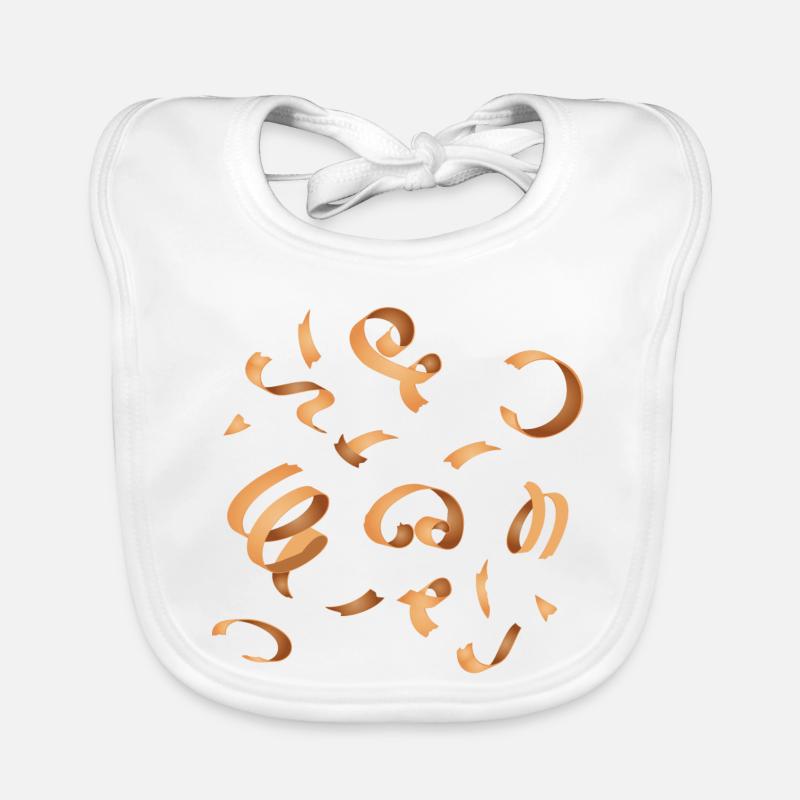 Holzspäne - Wo gehobelt wird, da fallen Späne Baby Bio-Lätzchen