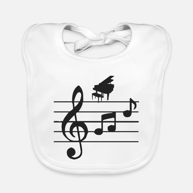 Piano Organic Baby Bibs