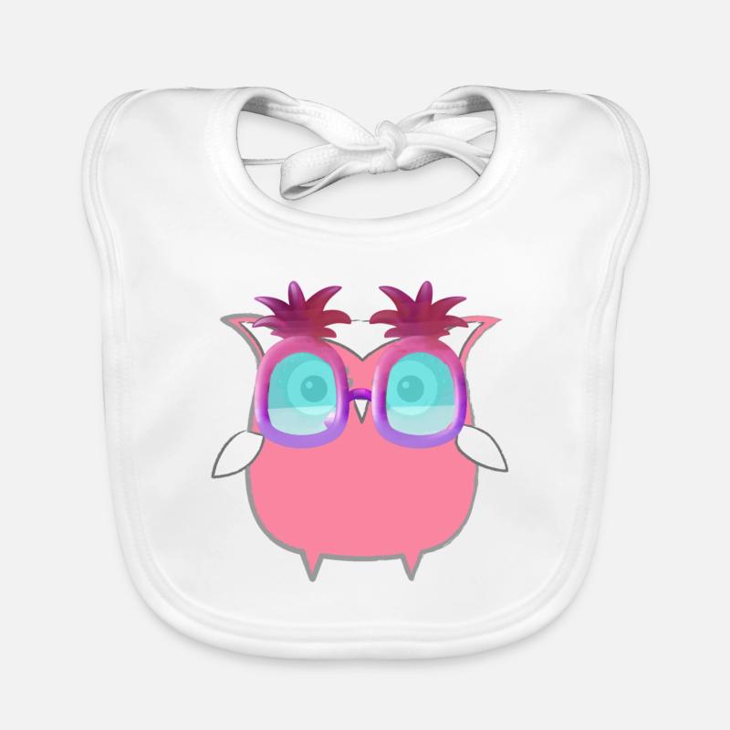 Owl, Comic,pink,Sunbrllle, Pineapple,summer Organic Baby Bibs