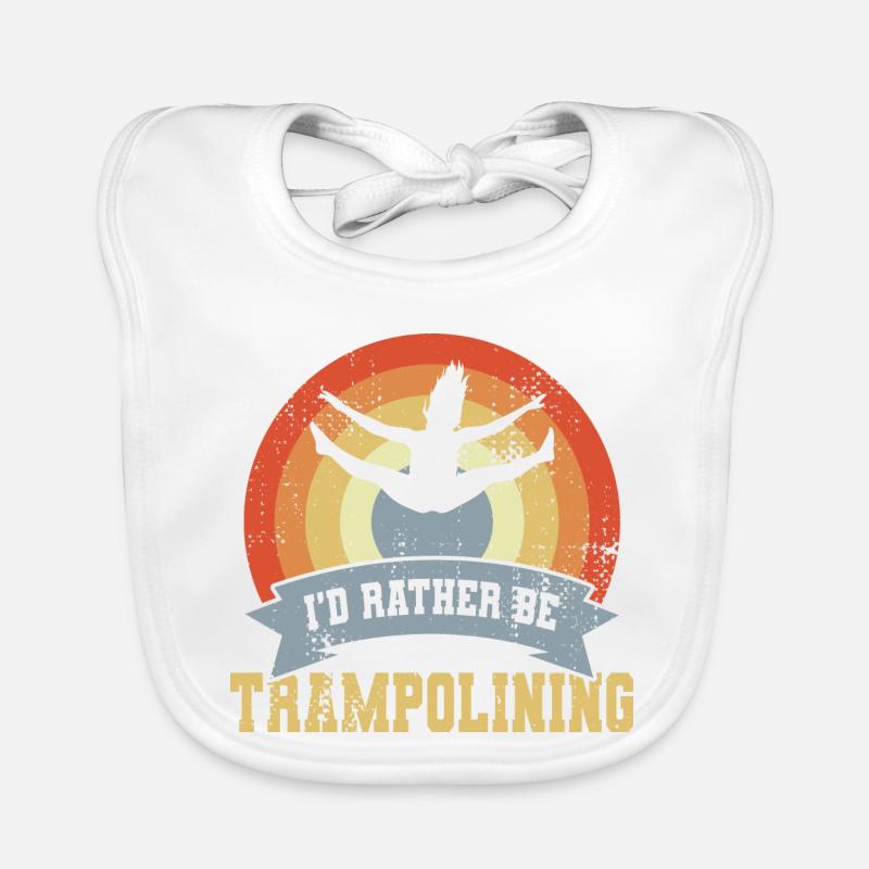 Trampolin Spruch Baby Bio-Lätzchen