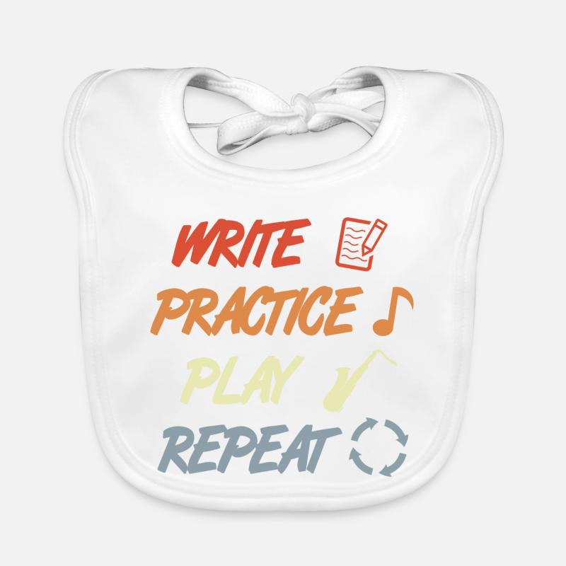 Write Practice Play Repeat Organic Baby Bibs