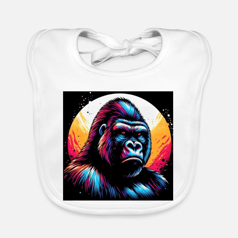 Gorilla Baby Bio-Lätzchen
