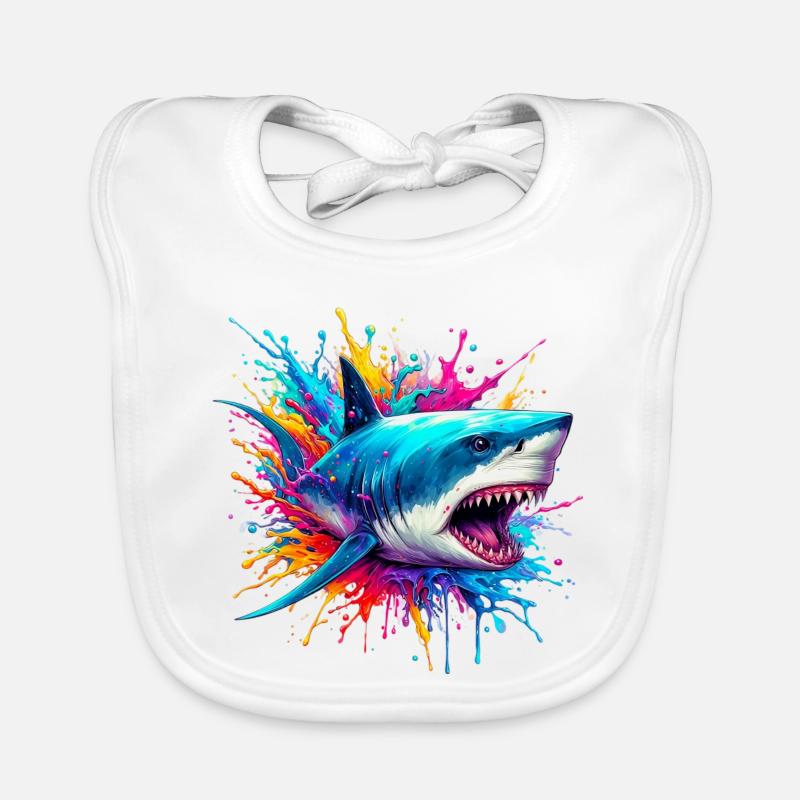 Requin Bavoir bio Bébé