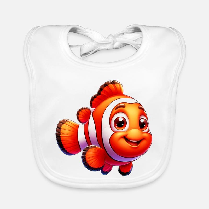 Poisson-clown Bavoir bio Bébé