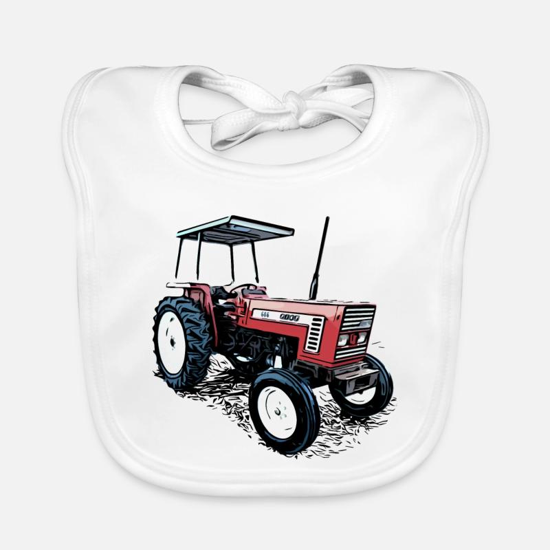 Traktor 666 Baby Bio-Lätzchen
