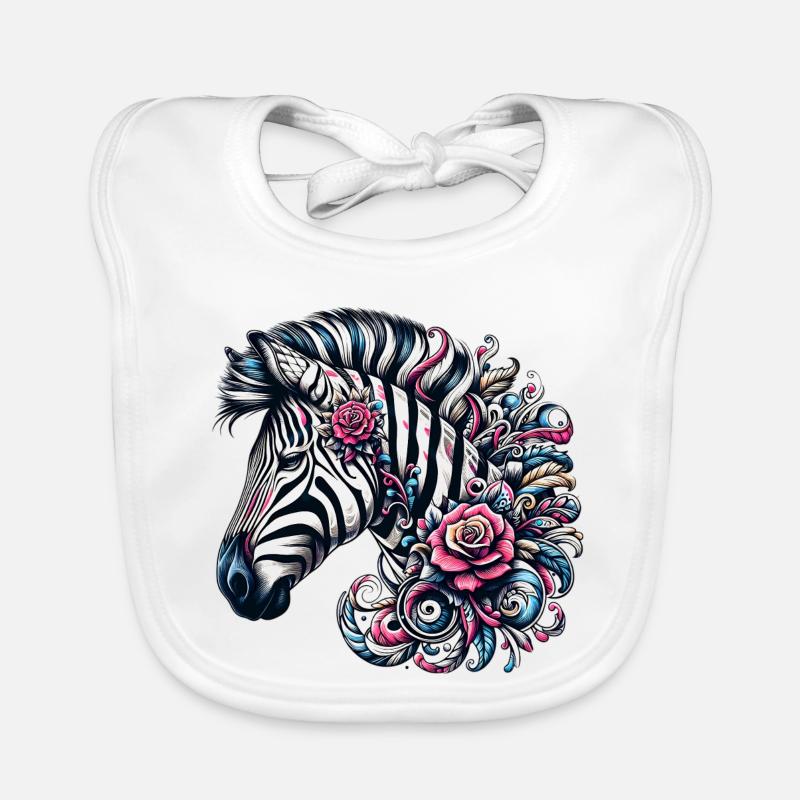 Zebra Baby Bio-Lätzchen