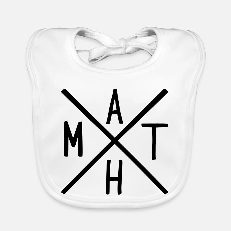 Mathématiques Bavoir bio Bébé