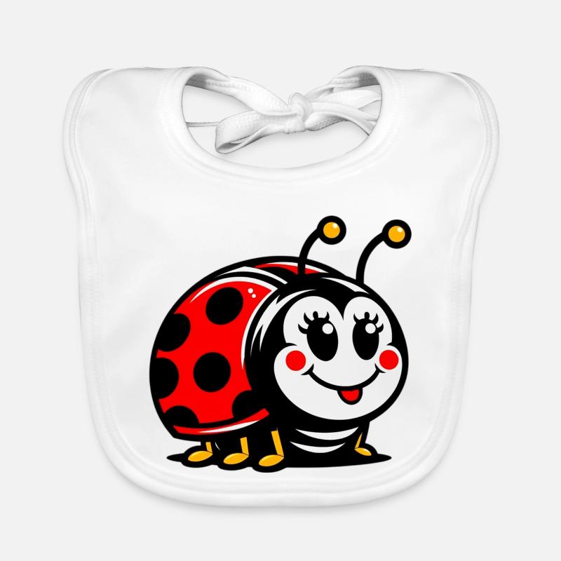 Coccinelle Bavoir bio Bébé