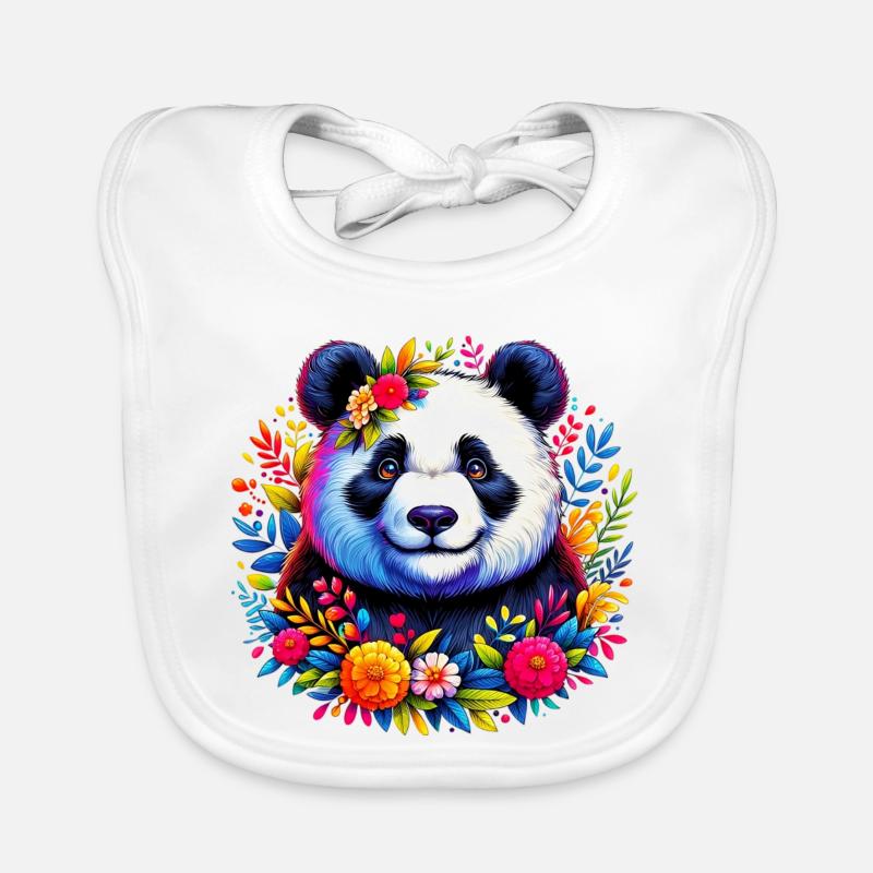 Panda Baby Bio-Lätzchen