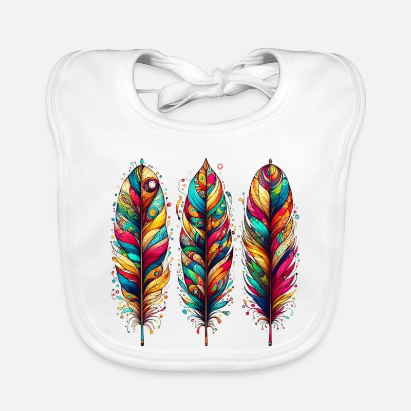 Plume Bavoir bio Bébé