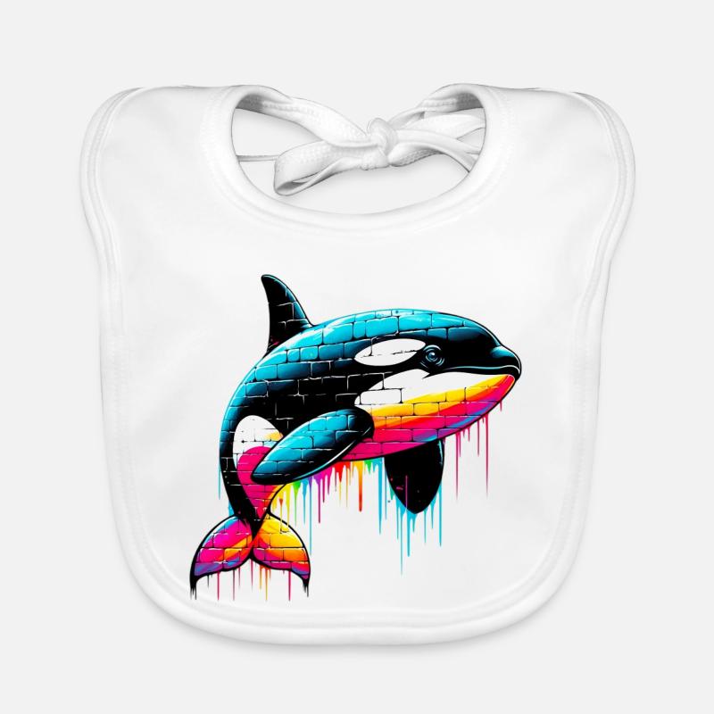 Killer whale Organic Baby Bibs