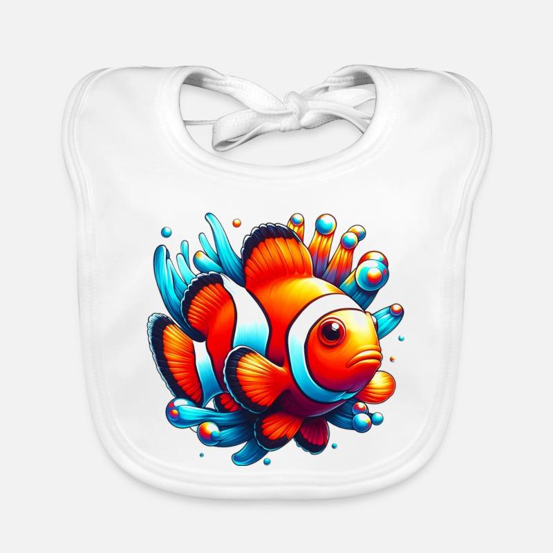 Clownfisch Baby Bio-Lätzchen