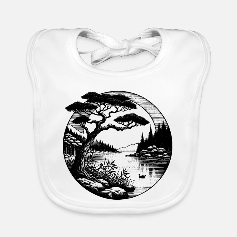 Baum – Natur im Einklang Baby Bio-Lätzchen