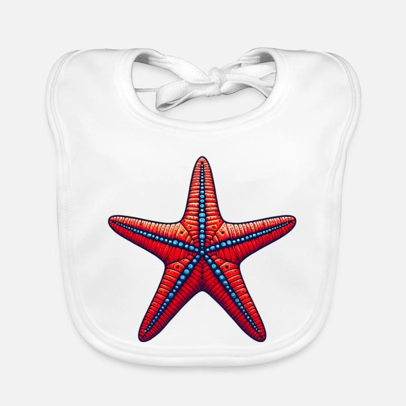 Étoile de mer Bavoir bio Bébé