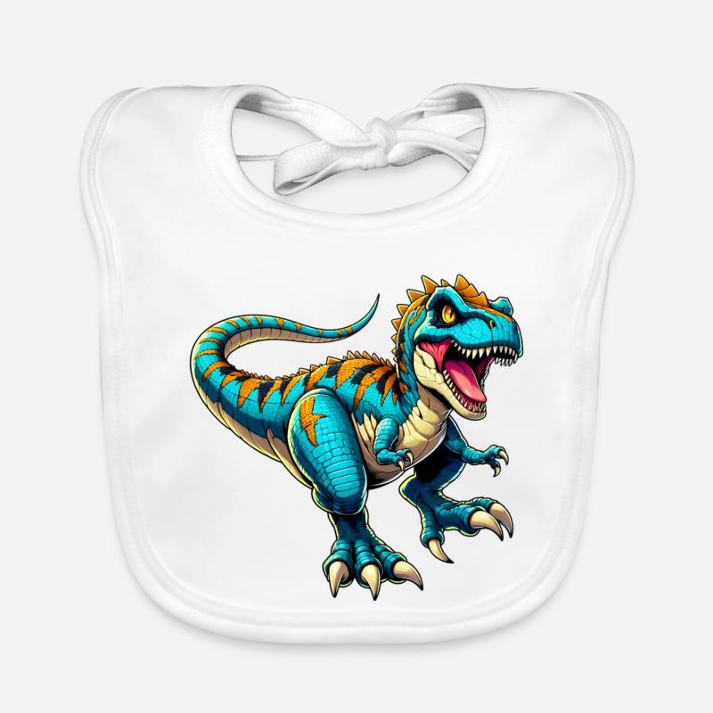 Dinosaure Bavoir bio Bébé