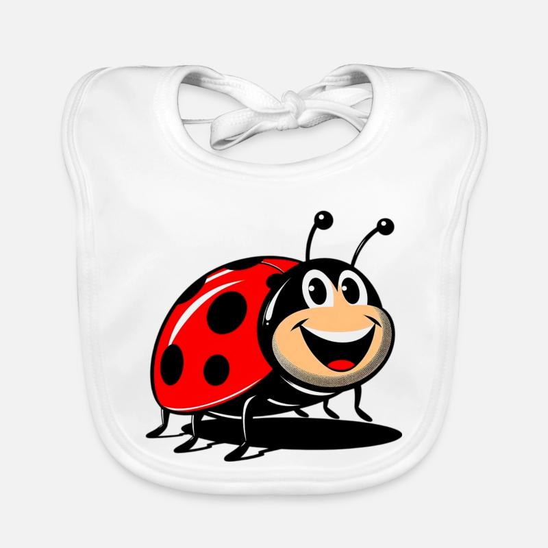 Marienkäfer Baby Bio-Lätzchen