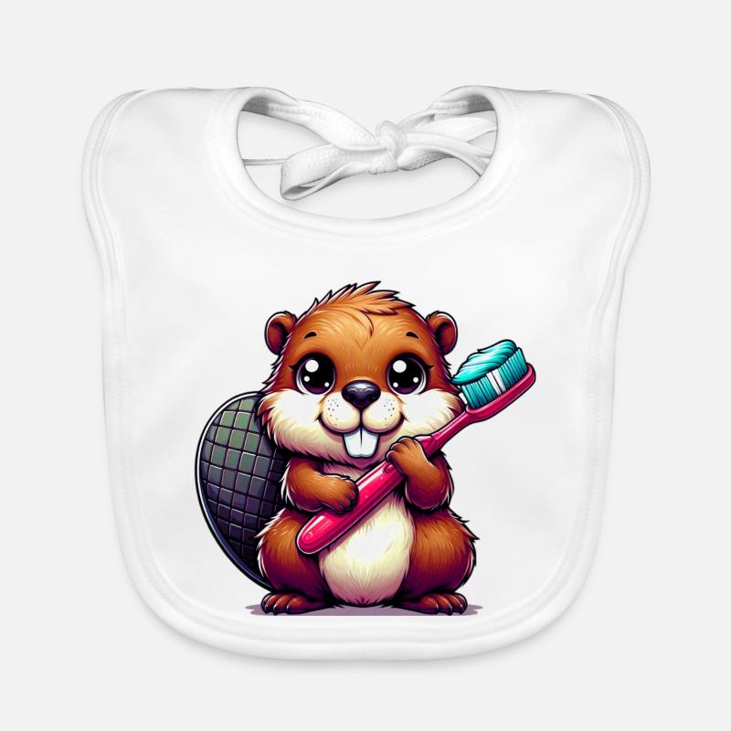 Castor Bavoir bio Bébé