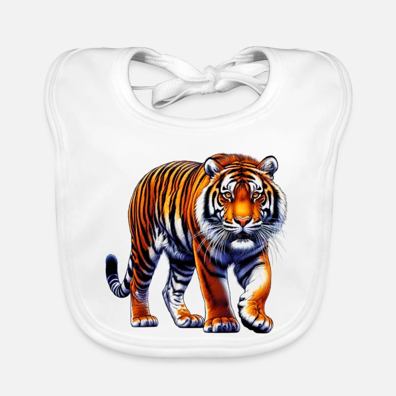 Tiger Organic Baby Bibs