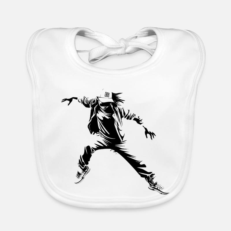 Breakdance Baby Bio-Lätzchen