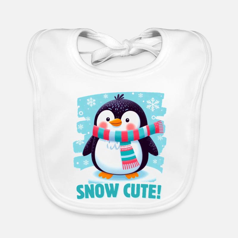 Schnee süß! Baby Bio-Lätzchen
