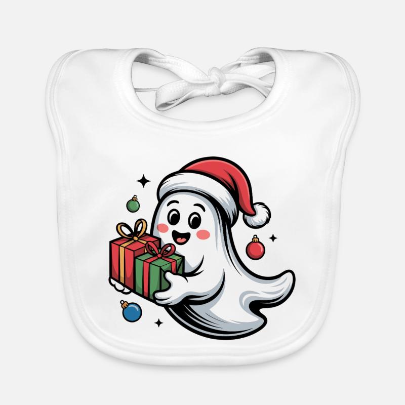 Weihnachtsgeist mit Geschenken Bavoir bio Bébé