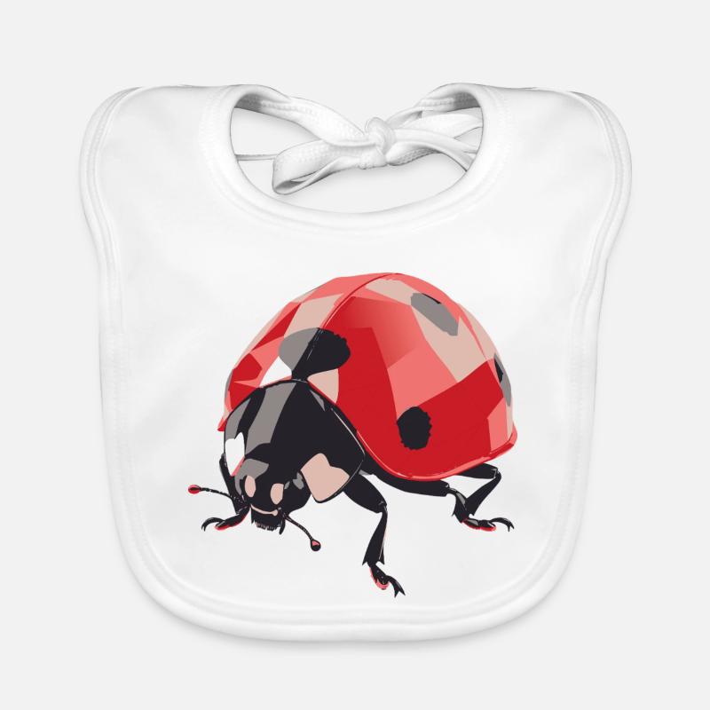 Ladybug4 Organic Baby Bibs