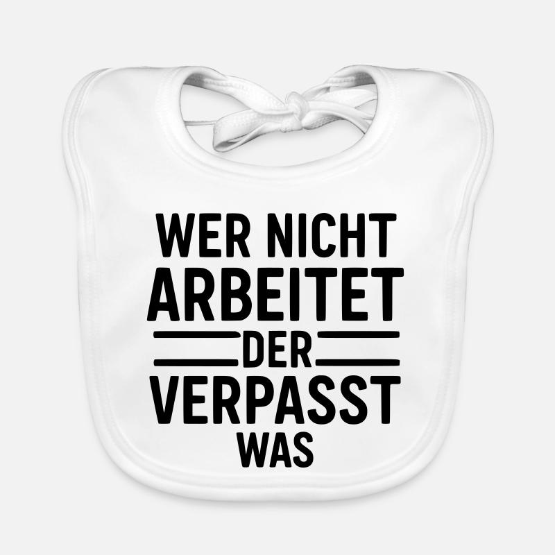 arbeit motivation Baby Bio-Lätzchen