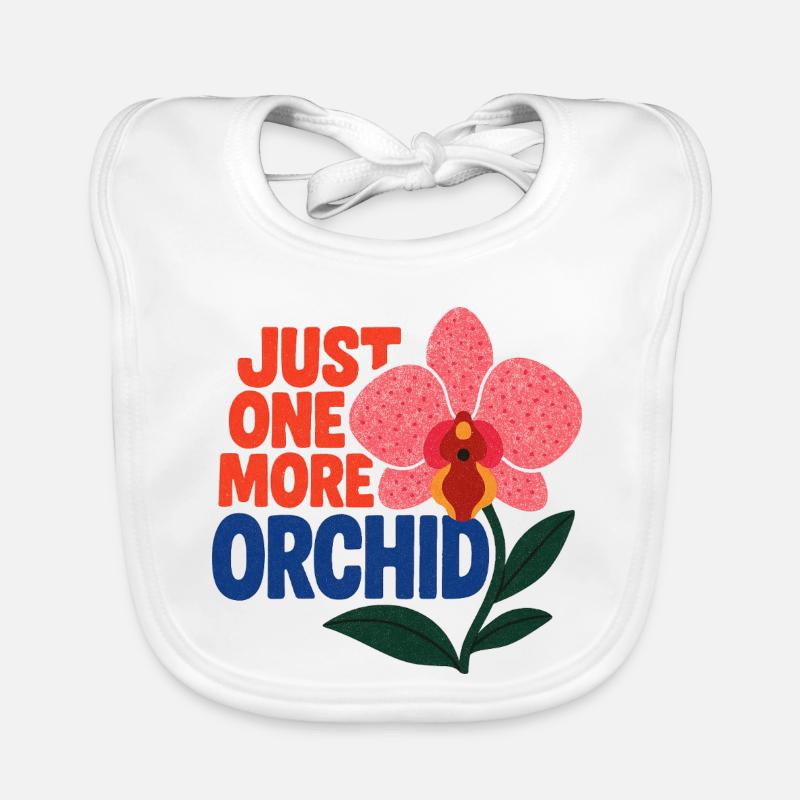 Nur noch eine Orchidee Baby Bio-Lätzchen