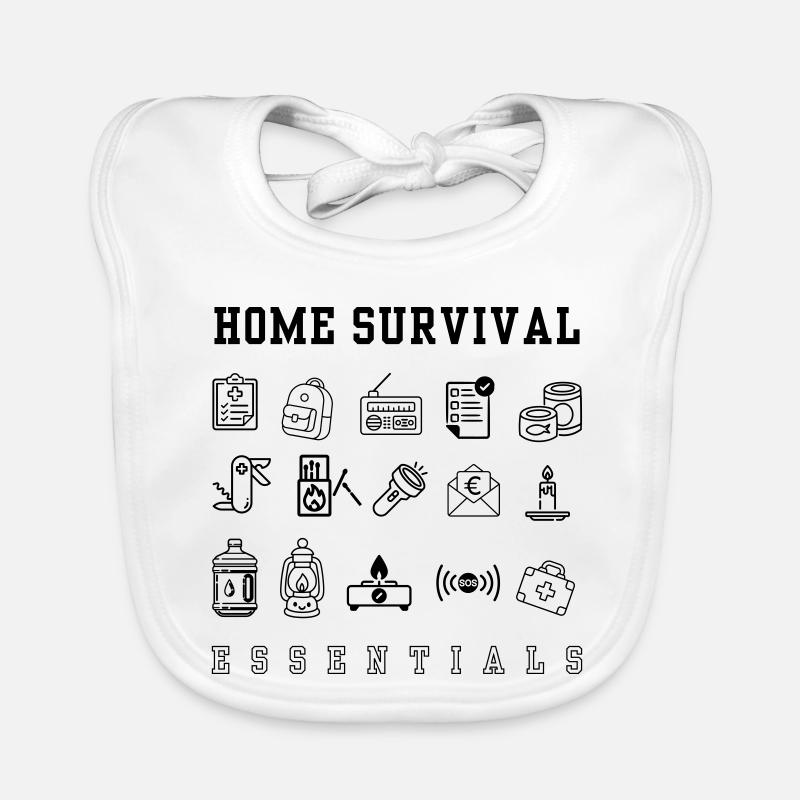 Emergency plan - doomsday Organic Baby Bibs