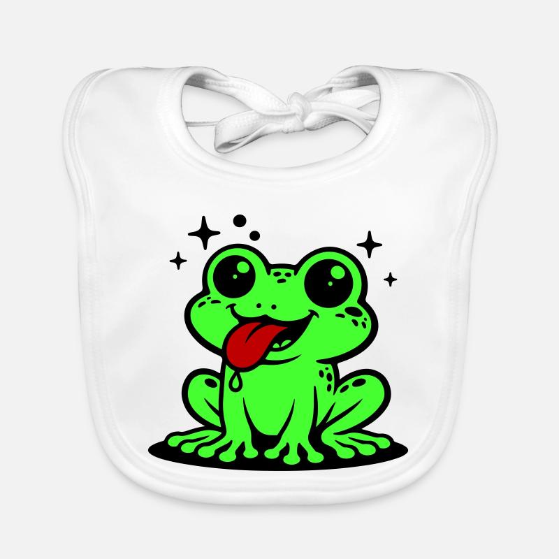 Toad Comic Frog Organic Baby Bibs