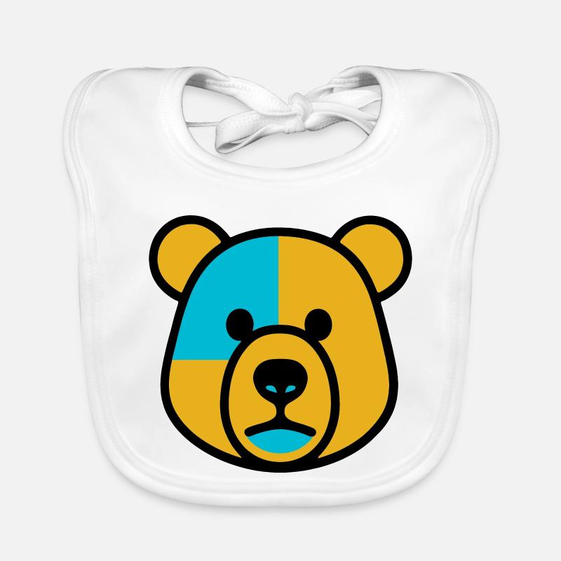 Ours mignon Bavoir bio Bébé