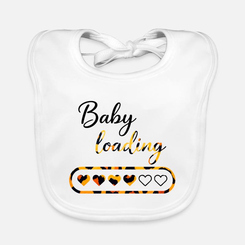 Leopard Loading baby Baby Bio-Lätzchen
