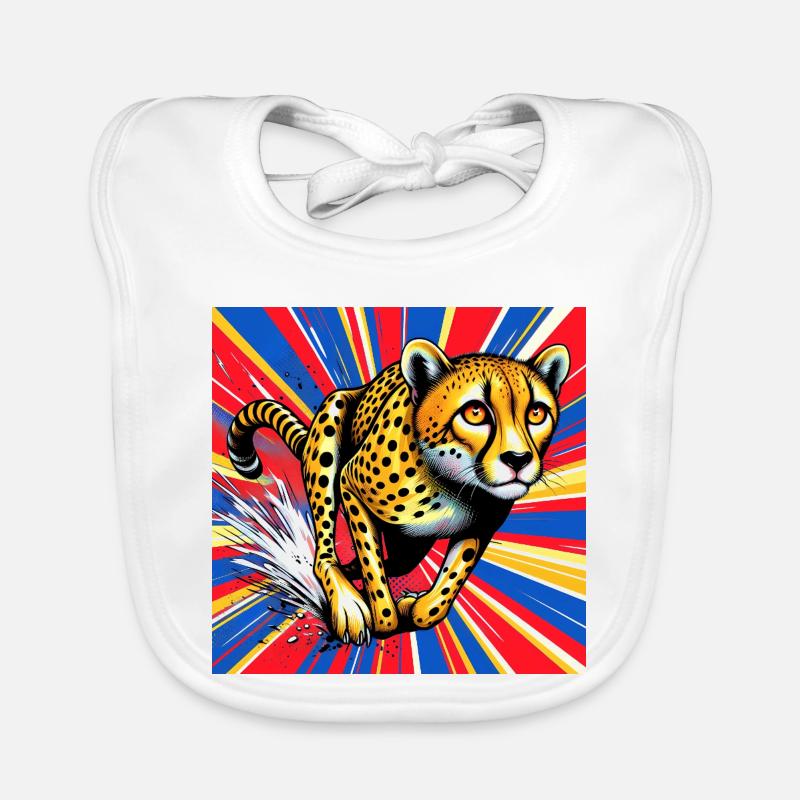 guépard Bavoir bio Bébé