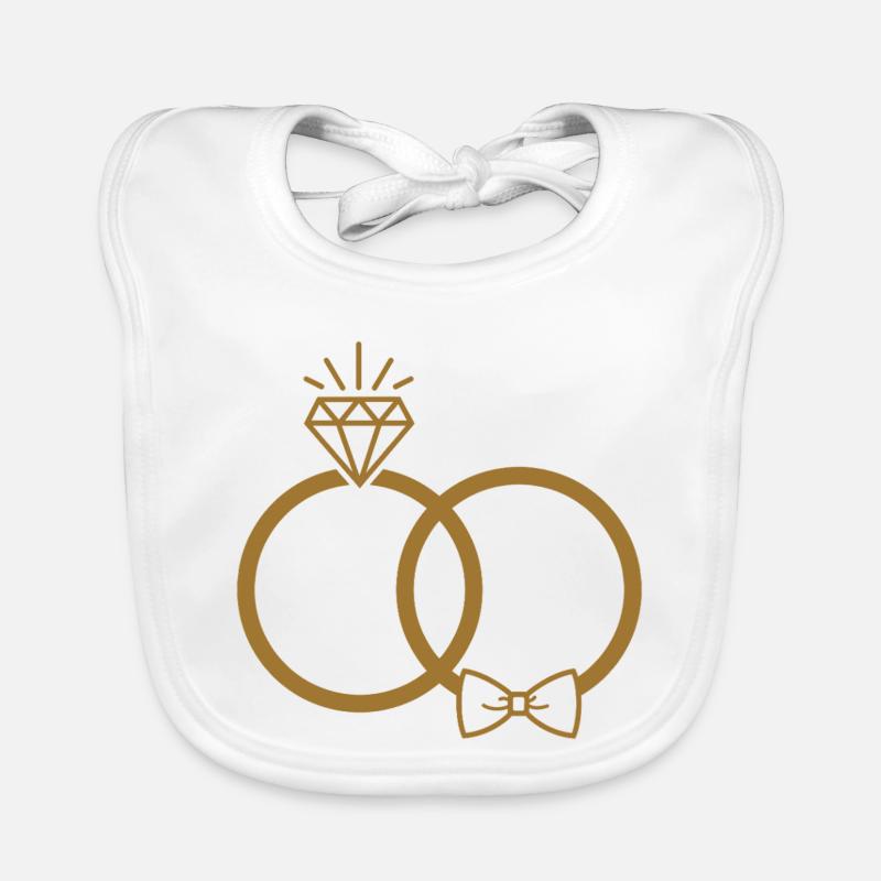 Eheringe Baby Bio-Lätzchen