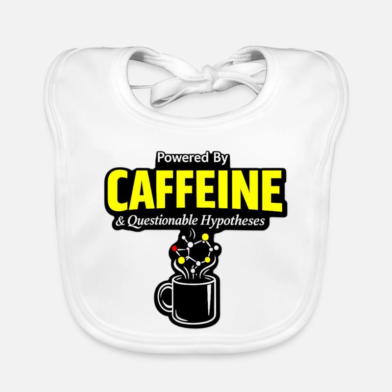 Coffee Chemistry: Caffeine Molecule Mug Organic Baby Bibs