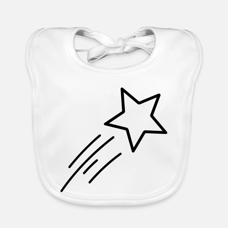 shooting star Organic Baby Bibs