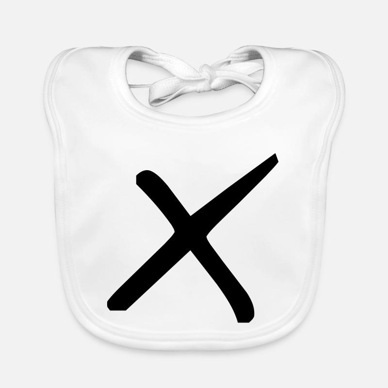 Croix élégante Bavoir bio Bébé