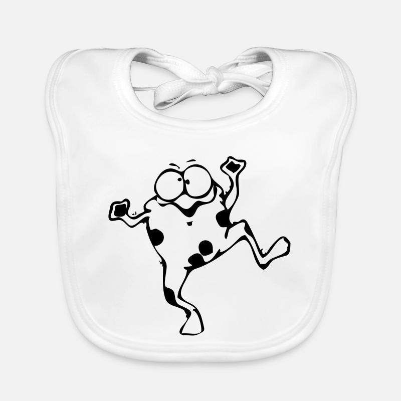 funny frog Organic Baby Bibs