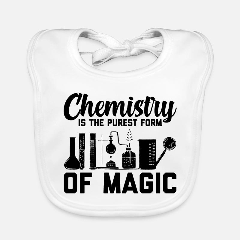 Profs de chimie | Chimiste don de scientifiques Bavoir bio Bébé