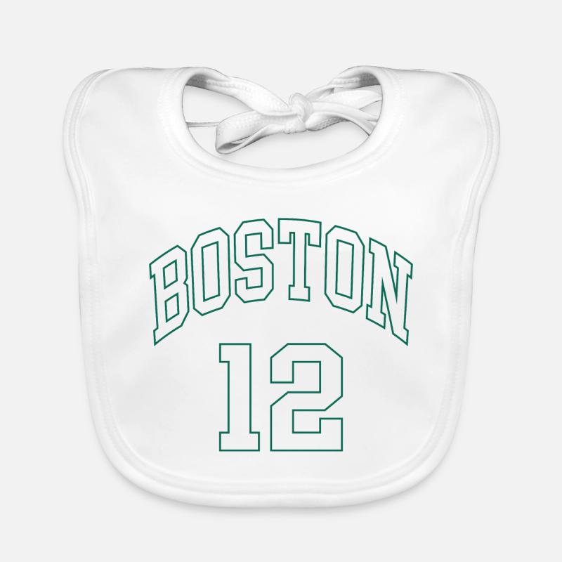 Boston 12 Organic Baby Bibs